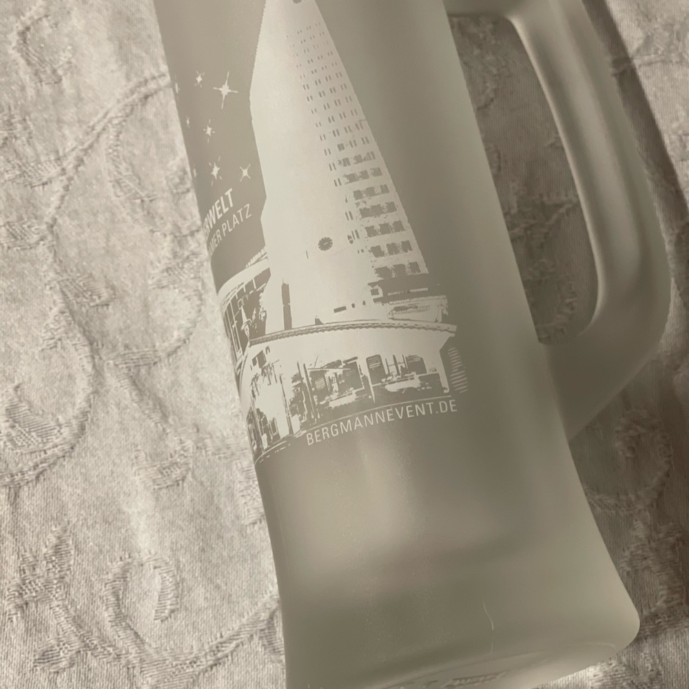 Ritzenhoff Tall Beer Stein , set of 2 glass mugs - Picture 5 of 5
